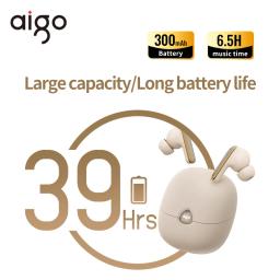 Aigo ta51 verdadeiro sem fio fones de ouvido novo bluetooth 5.4 tws fone de ouvido esportes jogos à prova dwaterproof água hd chamada 300mah fone de ouvido - Image 4