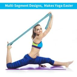 Correia elástica de alongamento de ioga com alças, alça elástica para balé, perna, corpo, faixa elástica para ioga, dança, pilates, ginástica - Image 4