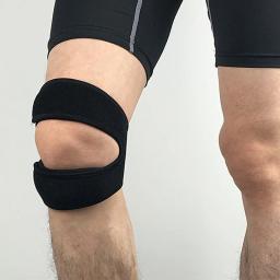 Ajustável Sports Knee Pad Protector, Fitness ao ar livre, Ginásio, Caminhadas, Corrida, Correia Dupla, Patela do Joelho, Guarda Perna, 1 Pc - Image 4