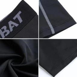 Leggings de ginástica de compressão para homens Calças de treinamento esportivo Dry Fit, Calças justas, Fitness, basquete, jogging, calças de treino, poliéster - Image 5
