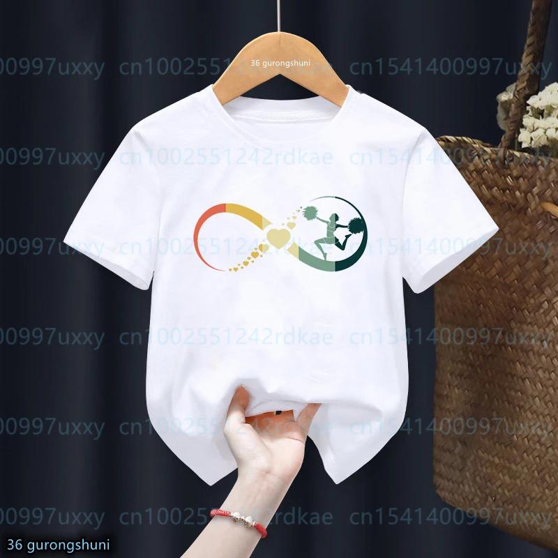 -camisetas kawaii para niñas, camisetas deportivas para entusiastas de la gimnasia, ropa de moda para niños, camiseta para niñas de 2 a 15 - Image 1