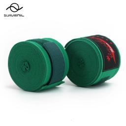 Atadura De Boxe De Algodão, Correia Desportiva, Sanda, Luvas MMA, Cinto para Competição de Treino, Envoltório Muay Thai, 2 Rolos, 3,5 m, 5 m - Image 3