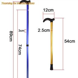 Bastão ajustável antiderrapante, Old Man Hiking Cane, Muleta estável de 2 seções, 75-90cm - Image 3