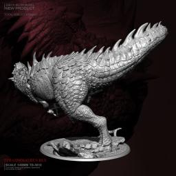 140mm resina figura modelo kits tyrannosaurus rex auto-montado TD-3612 - Image 6