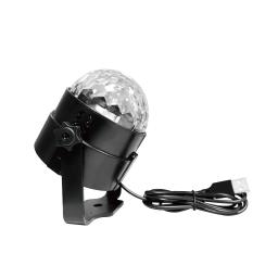 USB RGB Rotating Disco Ball Light, Som Ativado, DJ Strobe, Iluminação Mini Party, Dança do casamento, Xmas KTV, Birthday Show La - Image 5