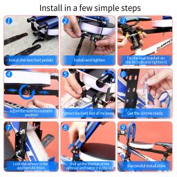 Peças de sela de bicicleta destacáveis para crianças, Assento do guidão, Assento de segurança para crianças - Image 6