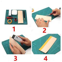 1 pçs 30ml 43 cores conjunto de pintura de couro diy artesanato borda de couro pintura tintura de óleo - Image 2