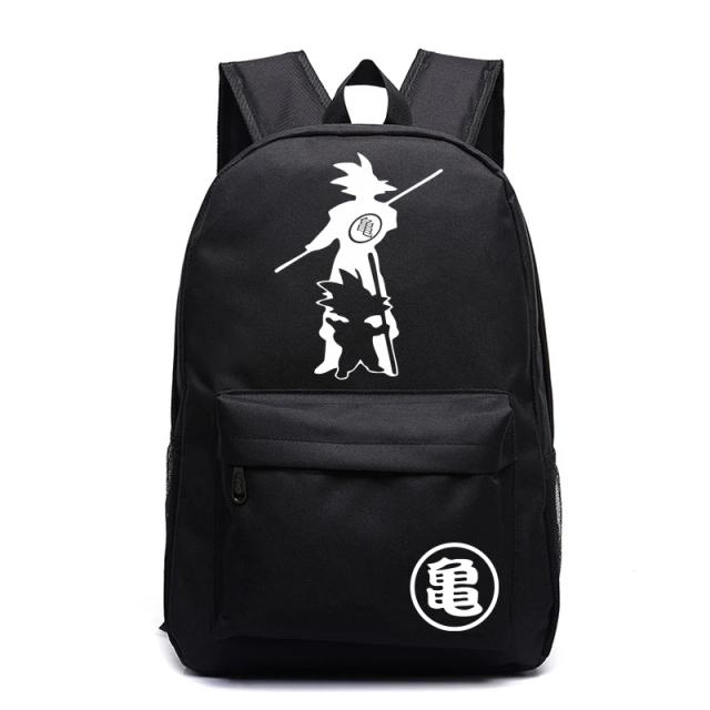 Mochilas Kawaii de Anime Saiyan com Impressão do Goku para Meninos e Meninas - Estilo Japonês para Estudantes