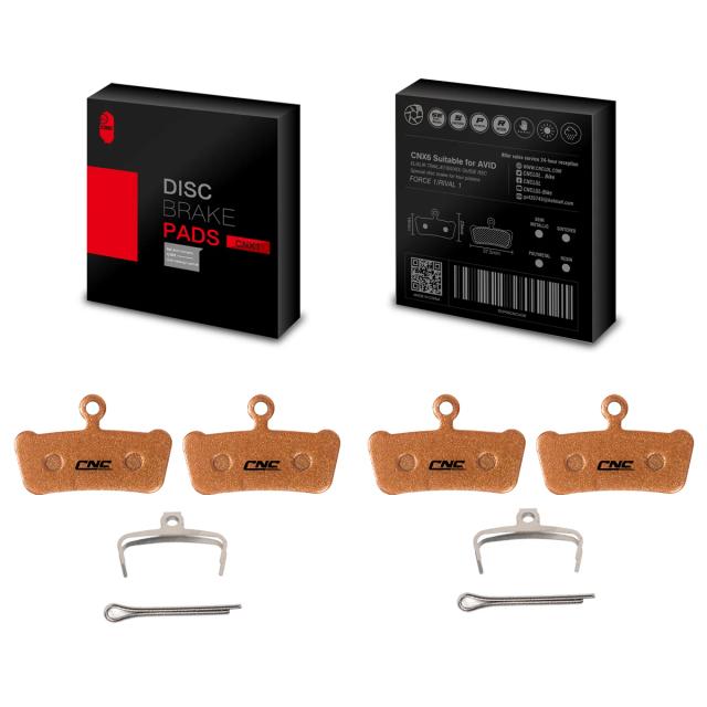 SUNTNUR Pastilhas de Freio MTB para SRAM G2, Guia R/RS/RSC, Level ULT, Elixir 7/9 Trail, 4 Pistões – 2 Pares