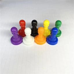 32 peças de peças de tabuleiro de peça para jogos de tabuleiro, componente, marcadores de mesa, artes e artesanato, 8 cores - Image 4