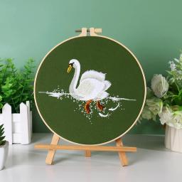 Bordados Starter Kits com Padrão Costeiro, Animal Tartaruga Seabird para Adultos, Iniciante, Ponto Cruz Needlepoint, Praia Carimbada - Image 6