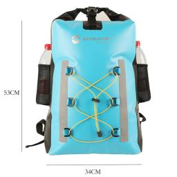 Saco de Natação Impermeável Leve, Pesca Canoagem e Caiaque Armazenamento, Drifting Rafting Sacos, Saco Seco, Mochila de Praia, XA389Q, 30L - Image 6