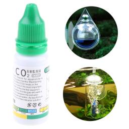 Solução reagente para dióxido carbono, indicador co2, uso 0,5 onças com peixes aquário plantados para - Image 1