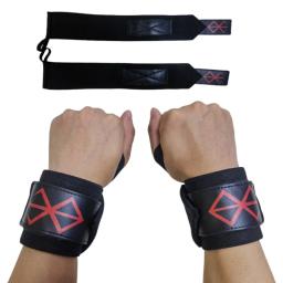 Correias de pulso de levantamento de peso de grau profissional ginásio tiras de pulso elásticas engrossar & endurecido treinamento de força suporte de pulso cinta - Image 1