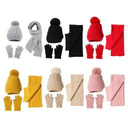 Chapéu de inverno cachecol e luvas para festa ao ar livre, Acessórios de moda para clima frio, Cachecol longo para esqui, Escalada - Image 1