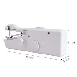 Portátil mini máquinas de costura bordado sem fio roupas à mão útil portátil máquinas de costura ferramentas de trabalho manual acessórios - Image 4