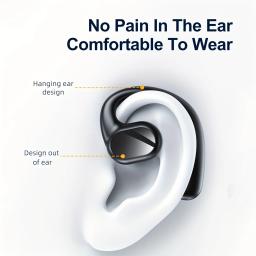 Auriculares Osso Condução Sem Fio, Auriculares Orelha a Orelha Ultra Longa, Android, Apple, Estilo Universal, Novo - Image 6