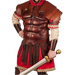 Saia de couro PU medieval Viking Knight para homens e mulheres, armadura gladiador, traje cosplay guerreiro, acessório para festa de Halloween, cinto borla - Image 4