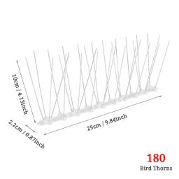 Varanda Anti-Bird Repeller, Pigeon Spikes, Deterrent Anti Bird Repelente, Aço inoxidável Thorn Nail Kit, 12pcs - Image 2