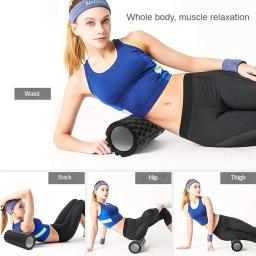 33cm coluna de yoga espuma eixo massagem rolo músculo volta massagem musculara grade volta treinamento conjunto transporte - Image 2