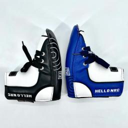 2021 novo em forma de l vermelho azul preto taco de golfe lâmina putter cobre ímã fechado sapatos estilos novidade tendência moda couro do plutônio - Image 4