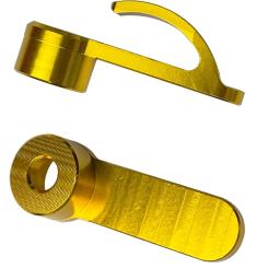 Acessórios para bicicletas elétricas modificados, gancho do capacete, armazenamento lateral do scooter, bomba de freio, embreagem, meia tampa, CNC - Image 6