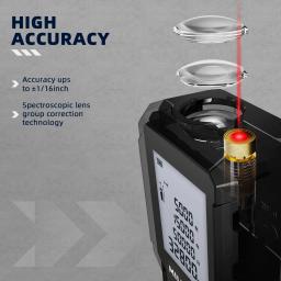 MILESEEY Medidor de distância a laser D5T Bluetooth Fita métrica inteligente com APP, pode plano desenhado à mão no APP - Image 4