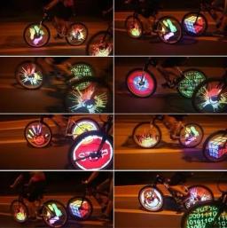 3D Bicicleta Falou Luzes LED Bicicleta Motocicleta Roda Raiou luz Protetor Cobre Tubo Para Motocross Bicicleta Bicicleta Cool Acessórios - Image 2