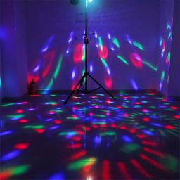 ALIEN Luz de bola de discoteca giratória RGB controlada por controle remoto ativada por som para festas de DJ, casamentos, danças de Natal, aniversários e shows de casamento. - Image 4