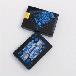 Premium impermeável PVC jogando cartas com caixa, perfeito para festas, jogos, Cardistry e truques de mágica - Image 3