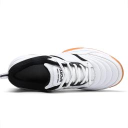 Tênis de mesa profissional masculino, tênis atlético preto e branco, tênis antiderrapante, esporte masculino, tamanho grande, qualidade - Image 4