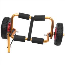 YOUZI-Kayak Cart e Boat Carrier, ajustável, dobrável, pesca, acessórios de caiaque, Paddle Board, carrinho, barco Trailer Transporte - Image 5