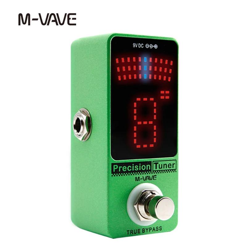 M-VAVE Precision Tuner Pedal, Display LED, Pedal de Efeito Guitarra com True Bypass para Baixo Cromático, Guitarra Elétrica - Image 1