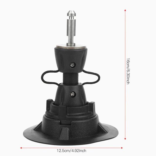 Placa Base Vela Ajustável com Mastro 360° e Fixação Flexível para Windsurf e Paddle Sailboard
