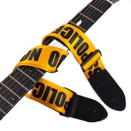 Correia ajustável de impressão colorida para guitarra elétrica, baixo, acústico, alça de ombro, cabeça de couro, peças de guitarra, acessórios - Image 5