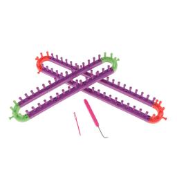 Máquina de tricô Tear Fio De Lã, Arte Artesanato Fazendo Ferramentas, Cachecol, Chapéu, Malha De Meias, Combinação Arbitrária, 1 Conjuntos, 20Pcs - Image 3