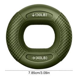 Anéis de aperto de mão para treinamento de força, Silicone Hand Gripper, Dedo Extension Trainer com 2 níveis de resistência - Image 6
