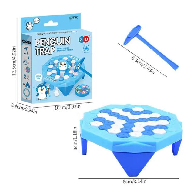 Mini Pinguim: O Jogo Divertido de Quebra de Gelo para Festas em Família e Crianças