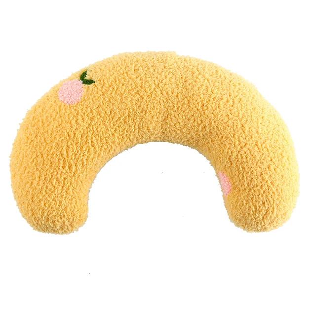 Travesseiro U-Shaped para Animais de Estimação - Conforto e Apoio para Sono Profundo de Cachorros e Gatos