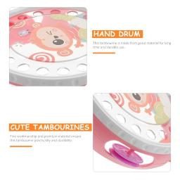 Desenhos animados mão balançando chocalho brinquedos para o bebê, instrumentos musicais, batendo palmas pandeiro, Montessori brinquedos educativos da bateria, 0-12 meses - Image 4
