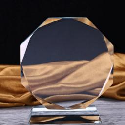 Troféu De Cristal Para Graduação, Medalha Em Branco Ornamentos, Empresa Prêmios Temporada, Comemorativa - Image 2