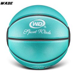 WADE couro de basquete para adultos, material PU, bola azul, interior e exterior, tamanho 7, original, 10 pcs - Image 5