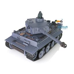 Brinquedos rc 2.4ghz heng longo 1/16 7.0 alemão tigre i tanque modelo de controle rádio 3818 barril recuo bb airsoft fumaça panzer th17234 - Image 2