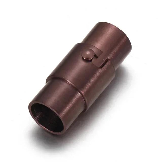 Fecho Magnético de Aço Inoxidável para Pulseiras DIY - Prendedor Seguro de 2-10mm para Fabricação de Joias