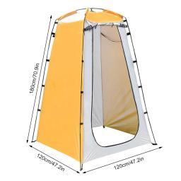 Portable Privacy Shower Tent, Exterior, Impermeável, Vestial, Abrigo para Camping, Caminhadas, Folding Beach Toilet, Banheiro - Image 6