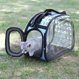 Pequeno Pet Lado Transportador para Cães e Gatos, Saco de Viagem, Gaiola Dobrável, Caixa Dobrável, Bolsa Tote, Ferramentas Potáveis - Image 3