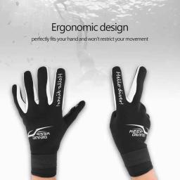 Manter mergulho luvas de natação 2mm luvas de neoprene quente natação mergulho luvas equipamentos adulto mergulho luvas protetoras - Image 3