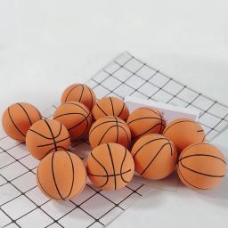 High Elastic Mini Basquete De Borracha, Pequena bola de descompressão inflável Bouncy, Jogos Familiares Pais-Filhos, 6cm - Image 2