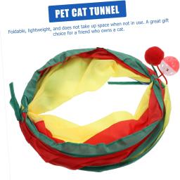 Túnel colorido do gato do arco-íris, gatinhos interativos e brincalhões, fornecem horas de entretenimento sem fim, interação e brincadeira - Image 3