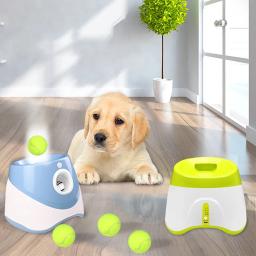 Lançador de bolas automático para cães pequenos e médios, Pet Training, Lançador de tênis, Indoor e Outdoor Interactive Toy - Image 1